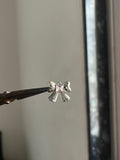 pink diamond bow charm