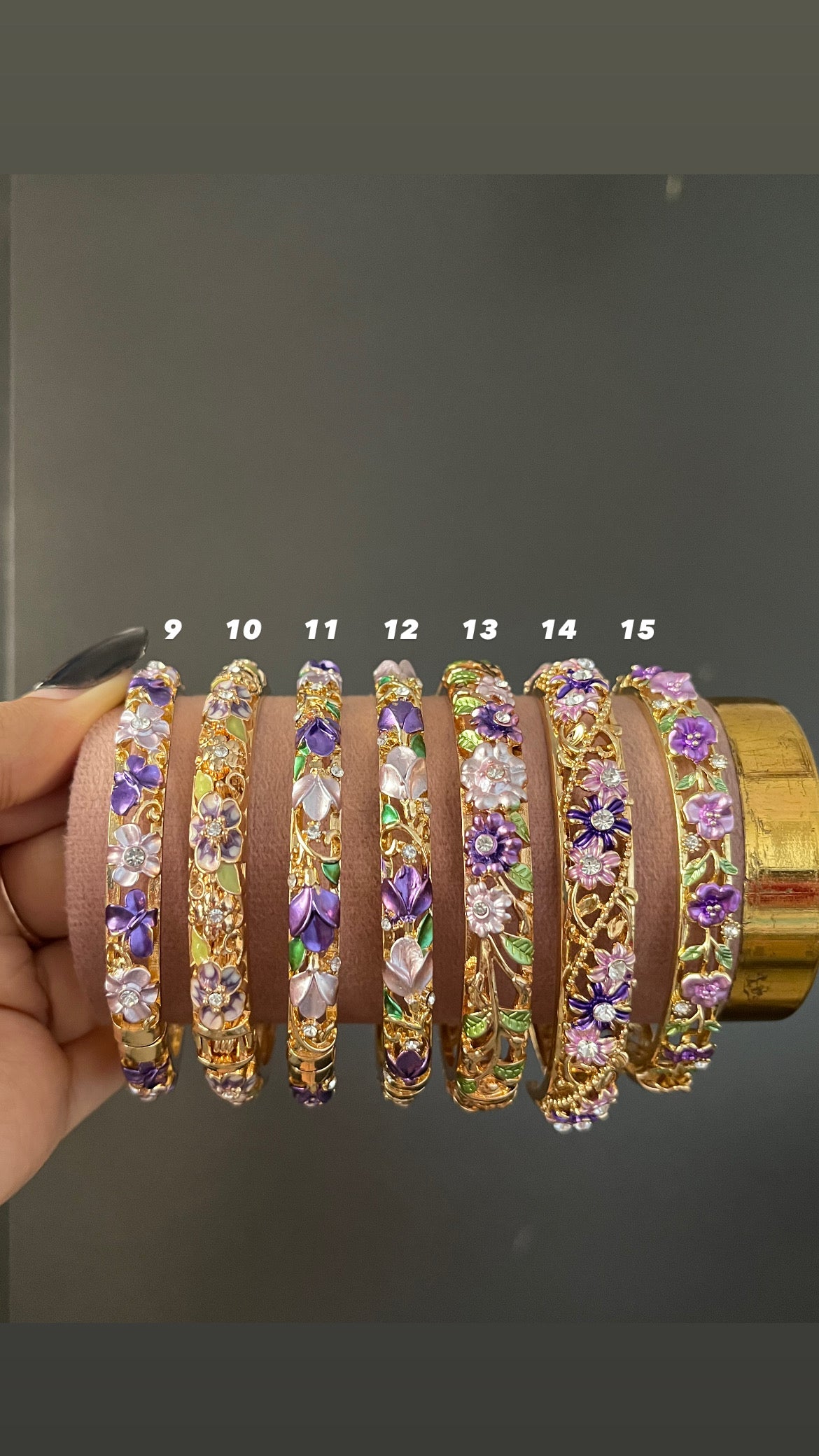 floral bangles