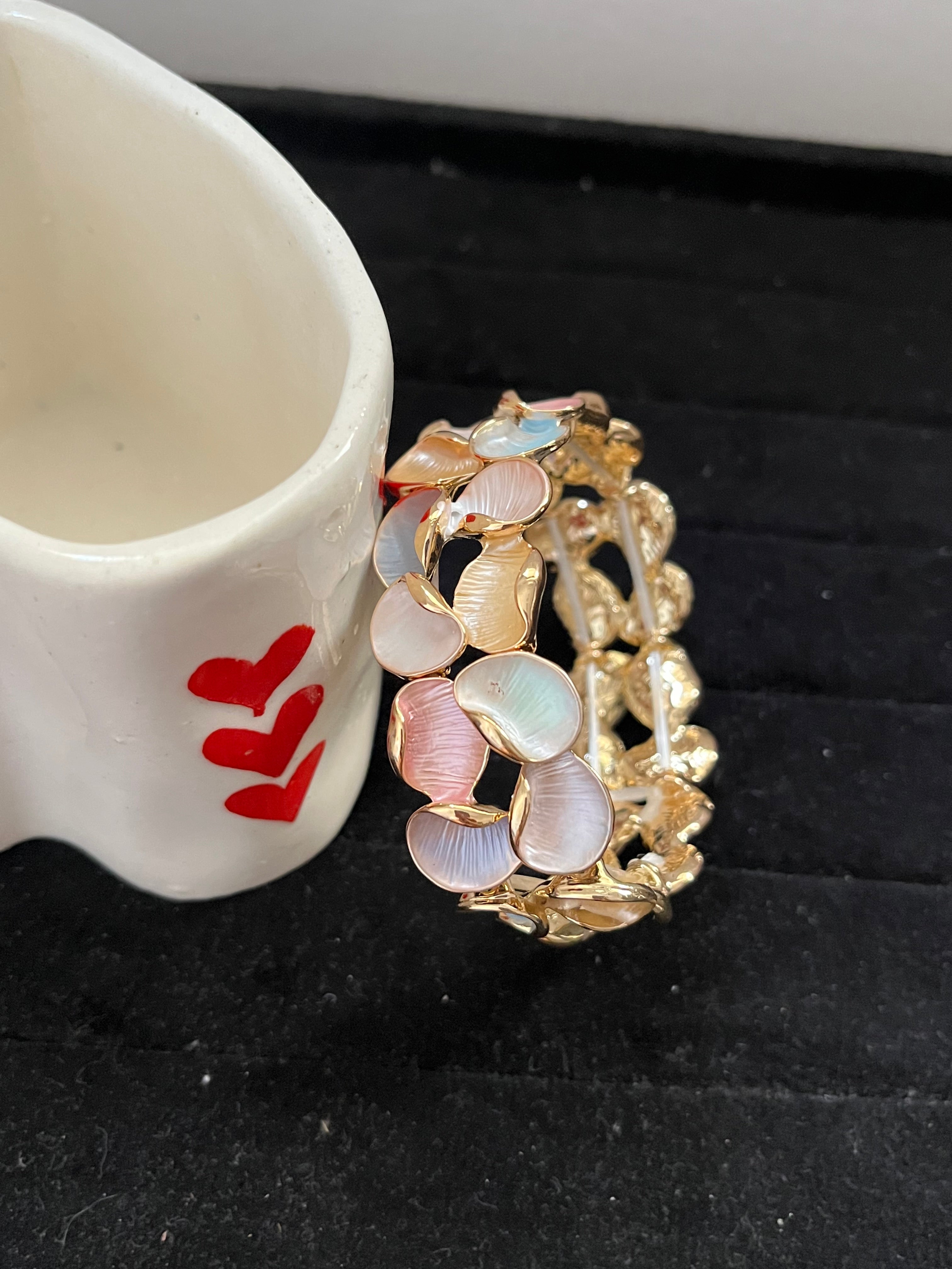 stretchable enamel bracelet- 2