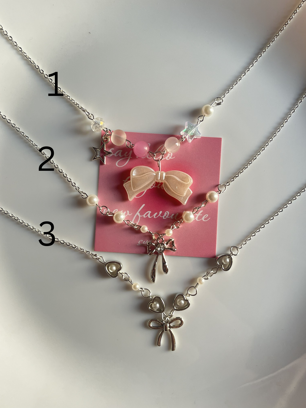 coquette necklaces