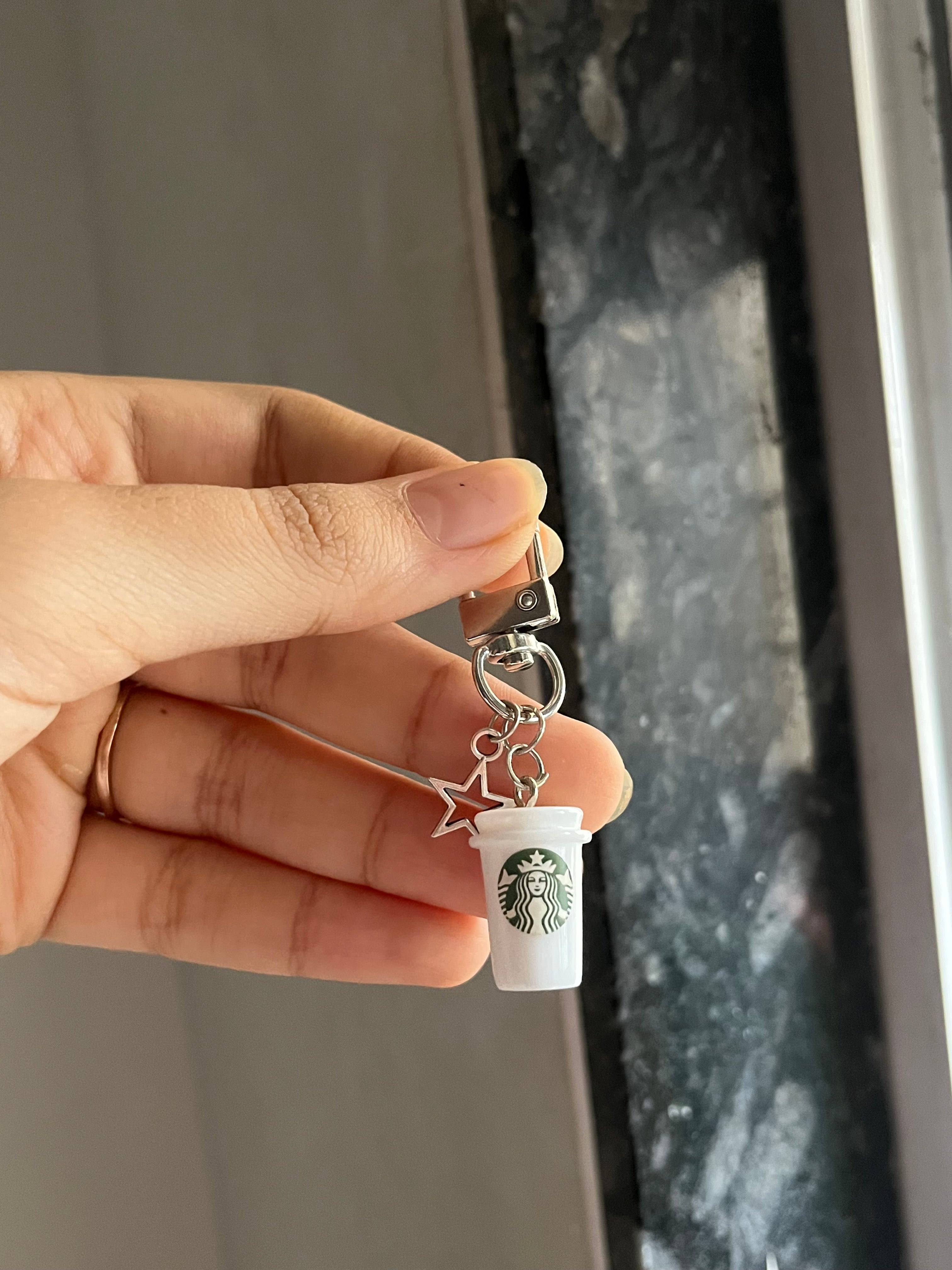 starbucks cup keychain