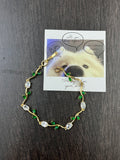 white tulip bracelet