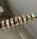floral rings