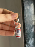 budweiser can keychain
