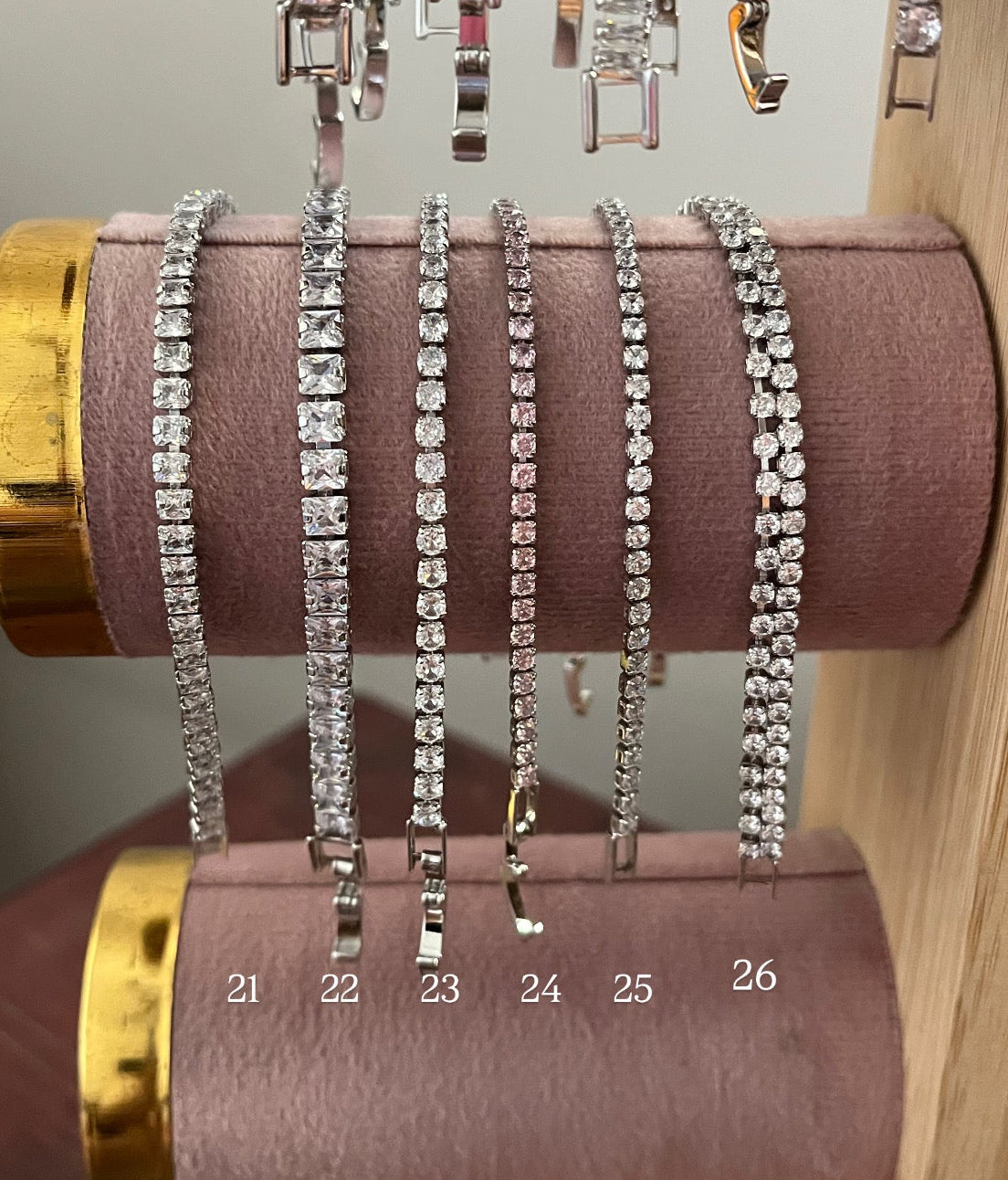 Tennis bracelets