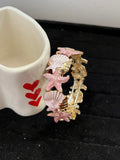 stretchable enamel bracelet- 4