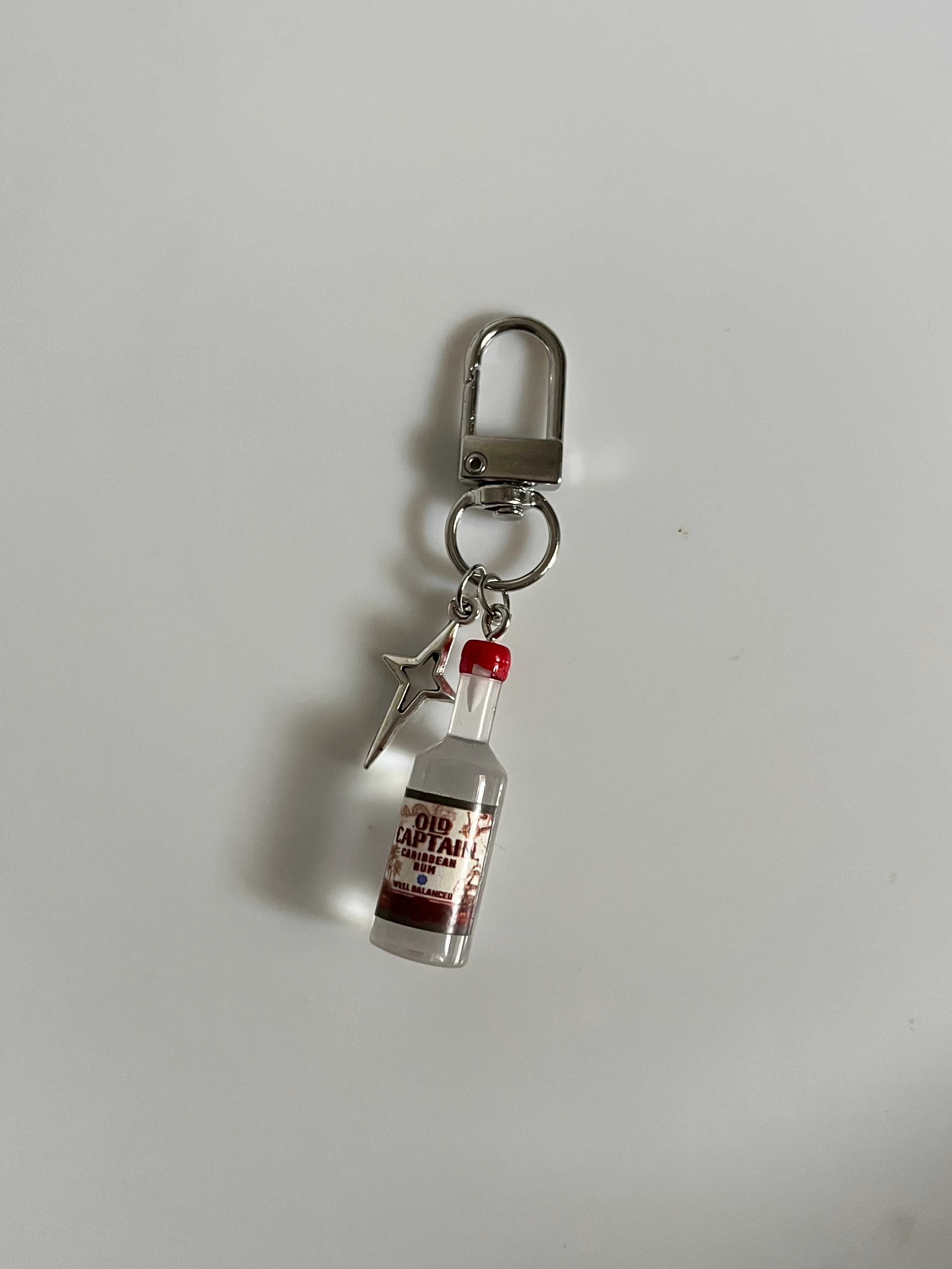 old captain rum keychain