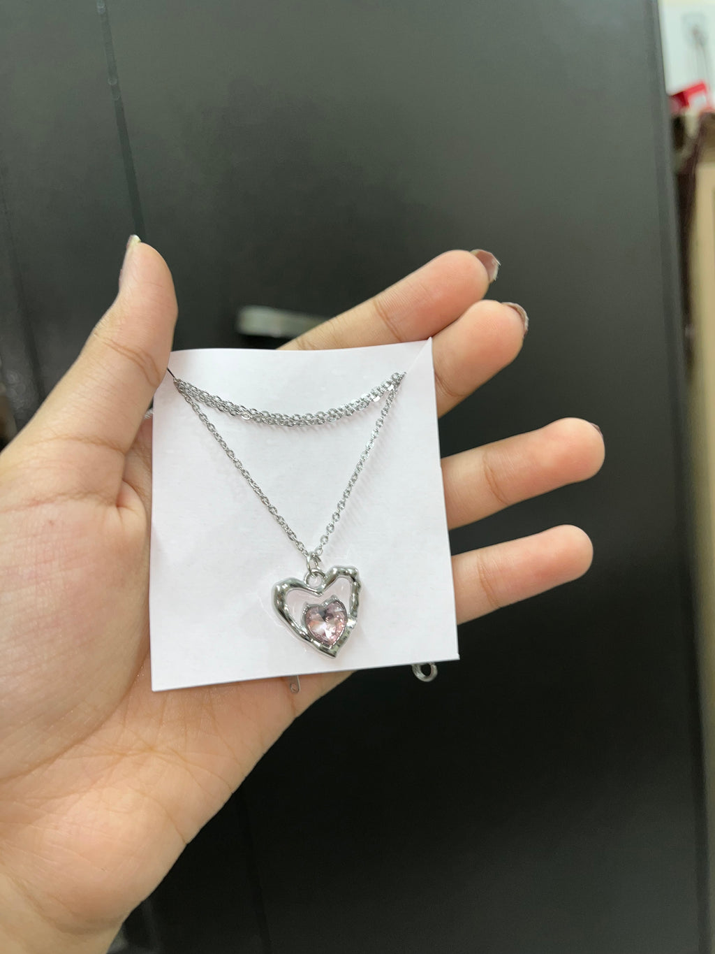double heart chain