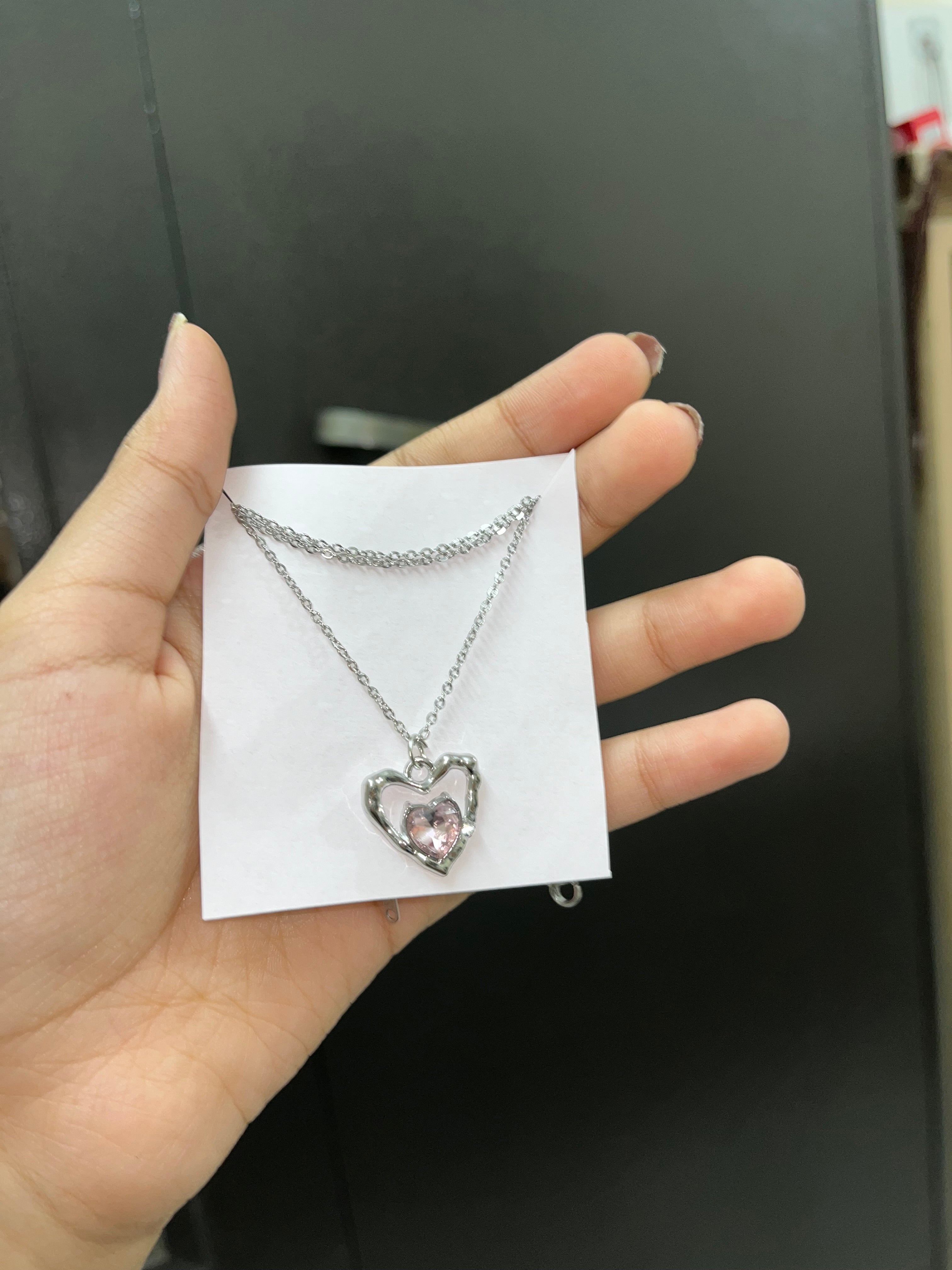 double heart chain