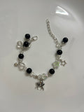 black spider coquette bracelet