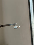 blue double heart charm