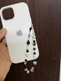 black themed phone charm
