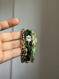 black meenakari stack