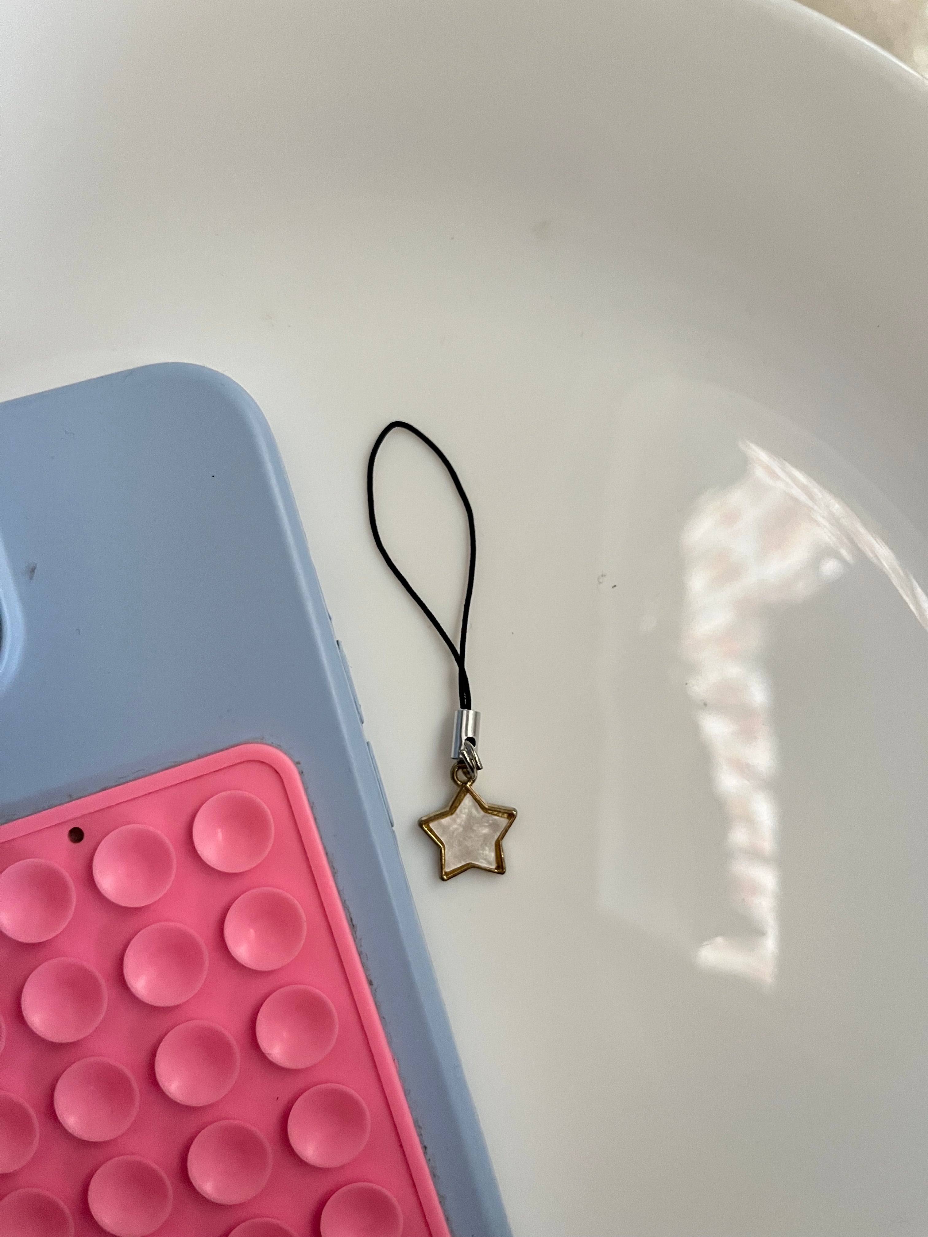 white star phone hanging