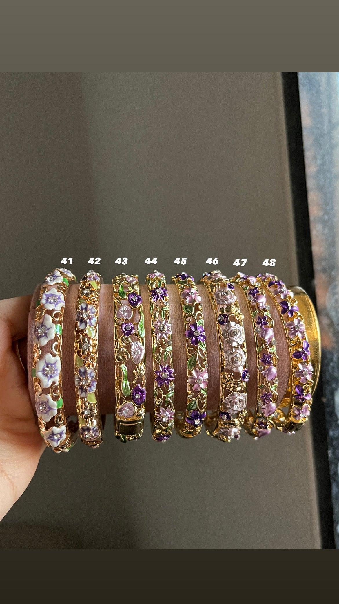 floral bangles
