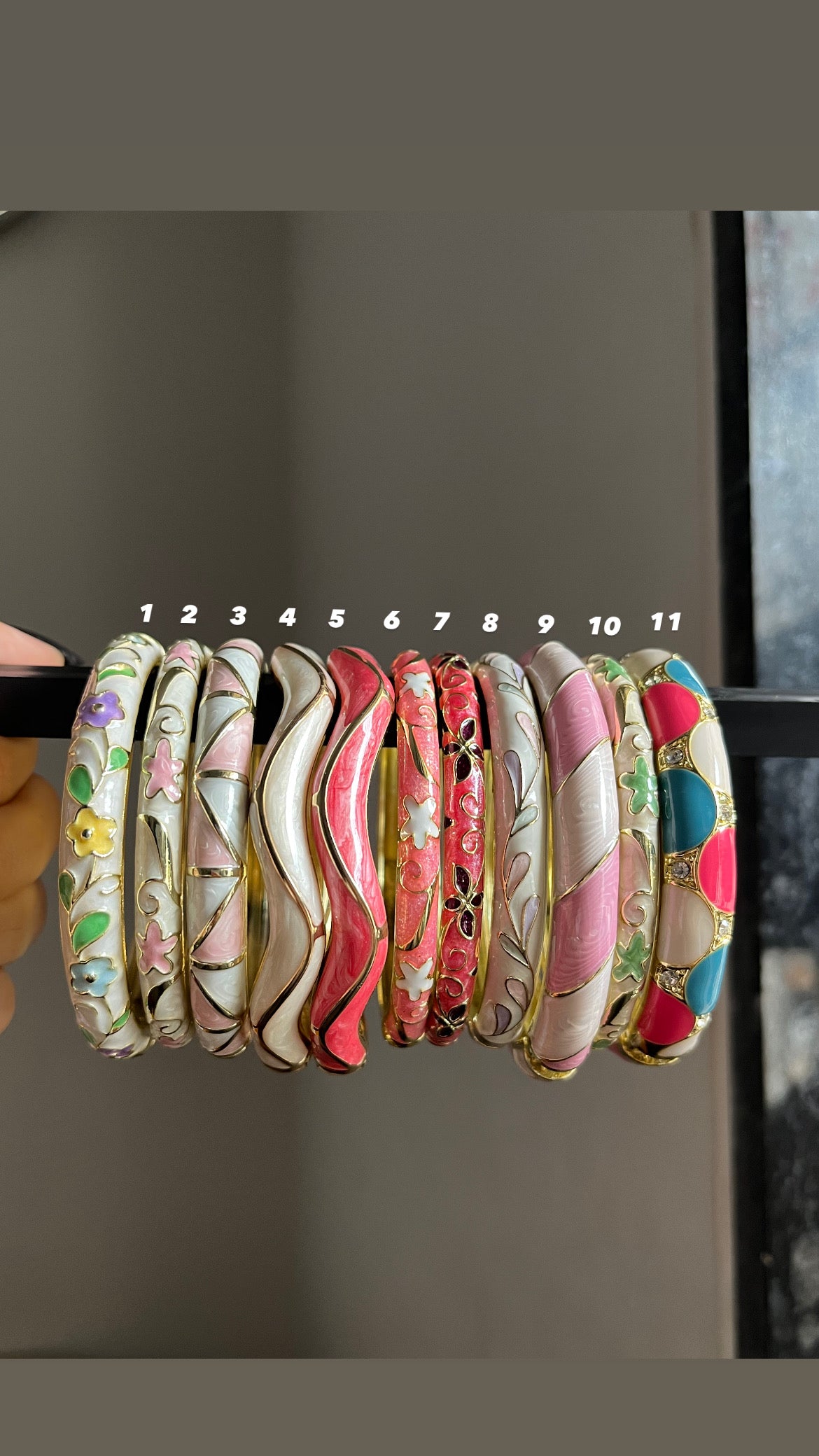 limited collection- enamel bangles