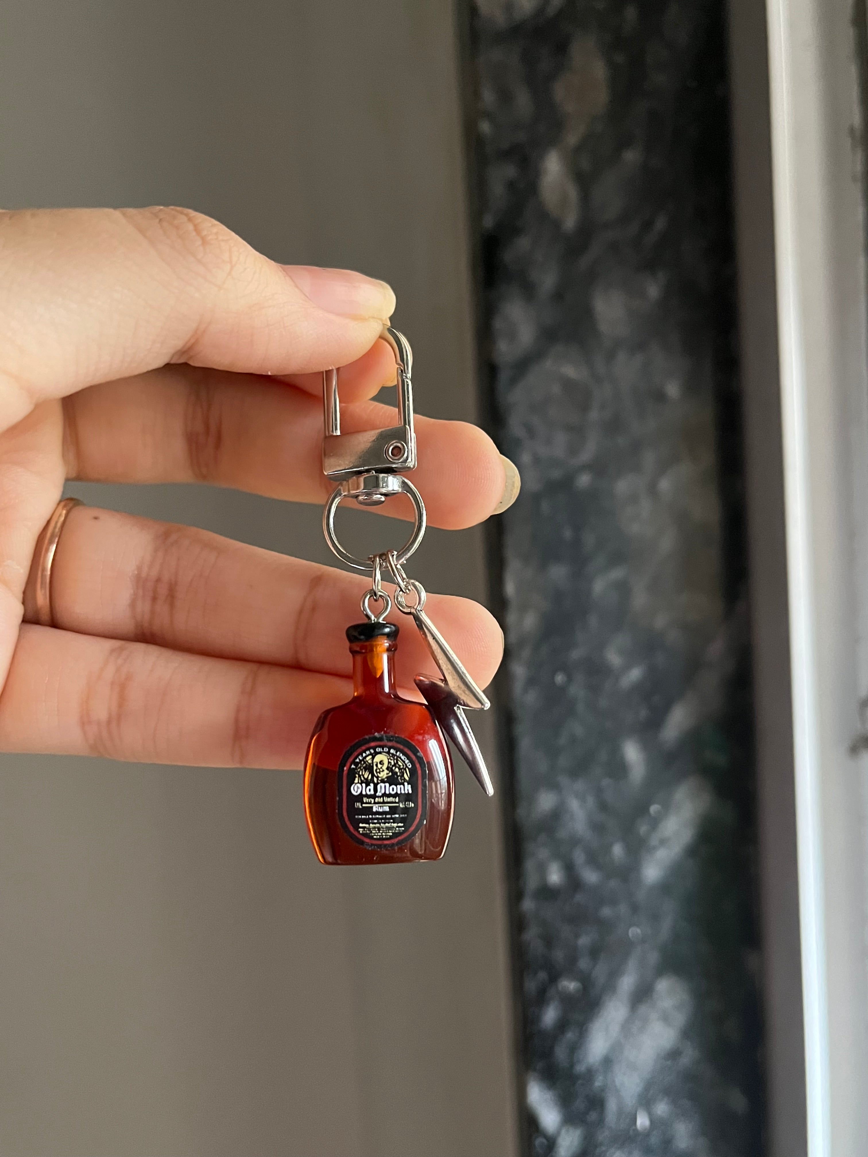 old monk keychain