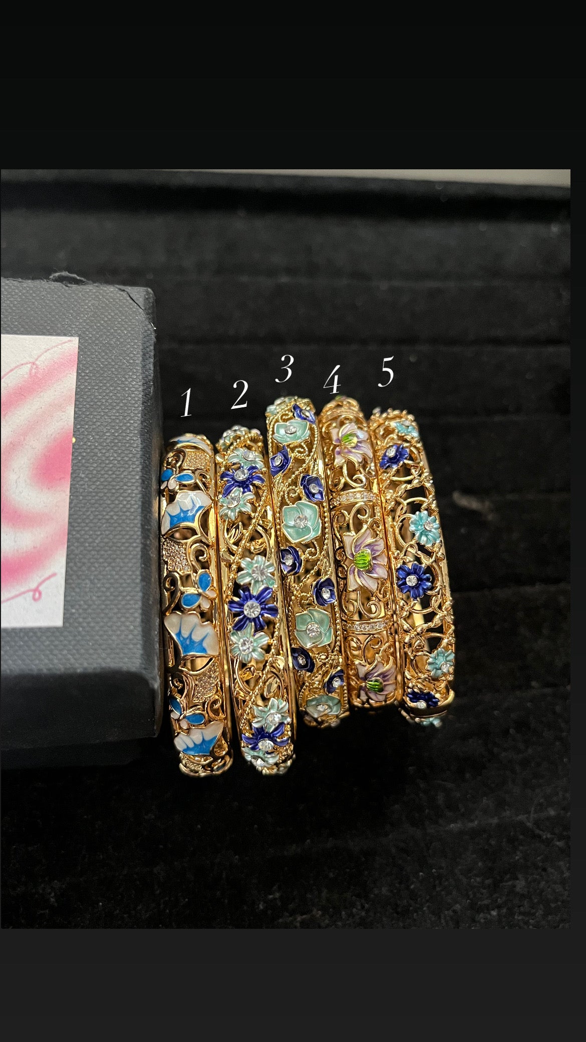 floral bangles