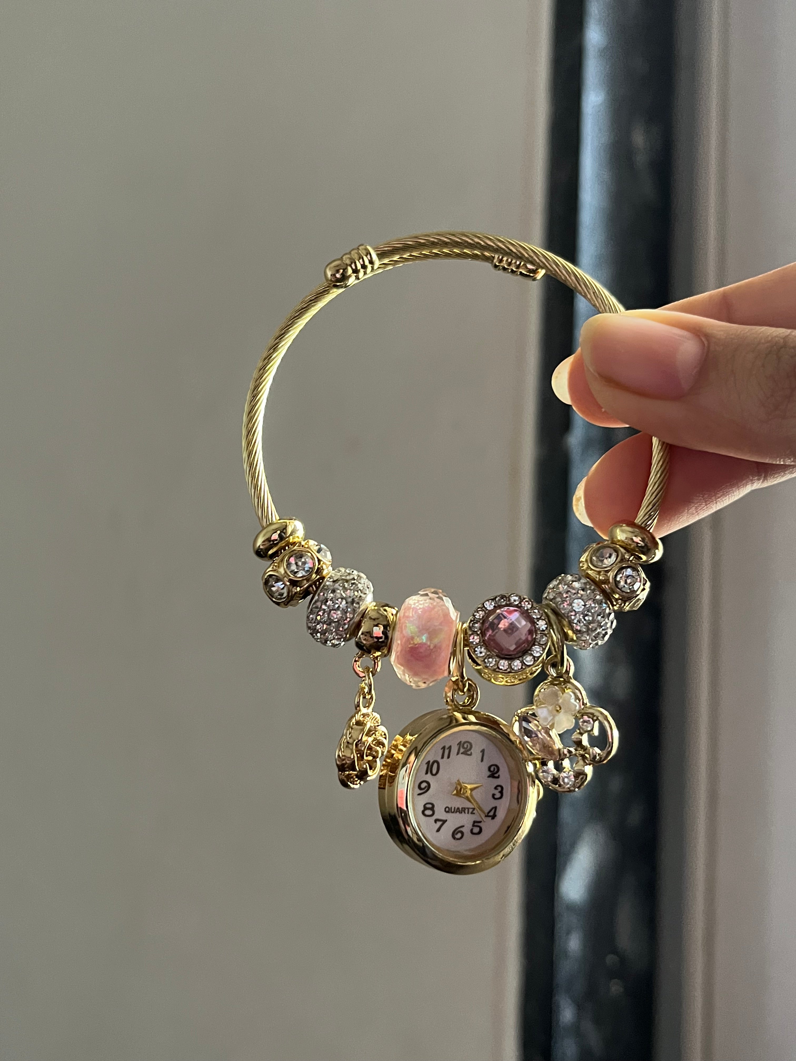 pink pandora watch