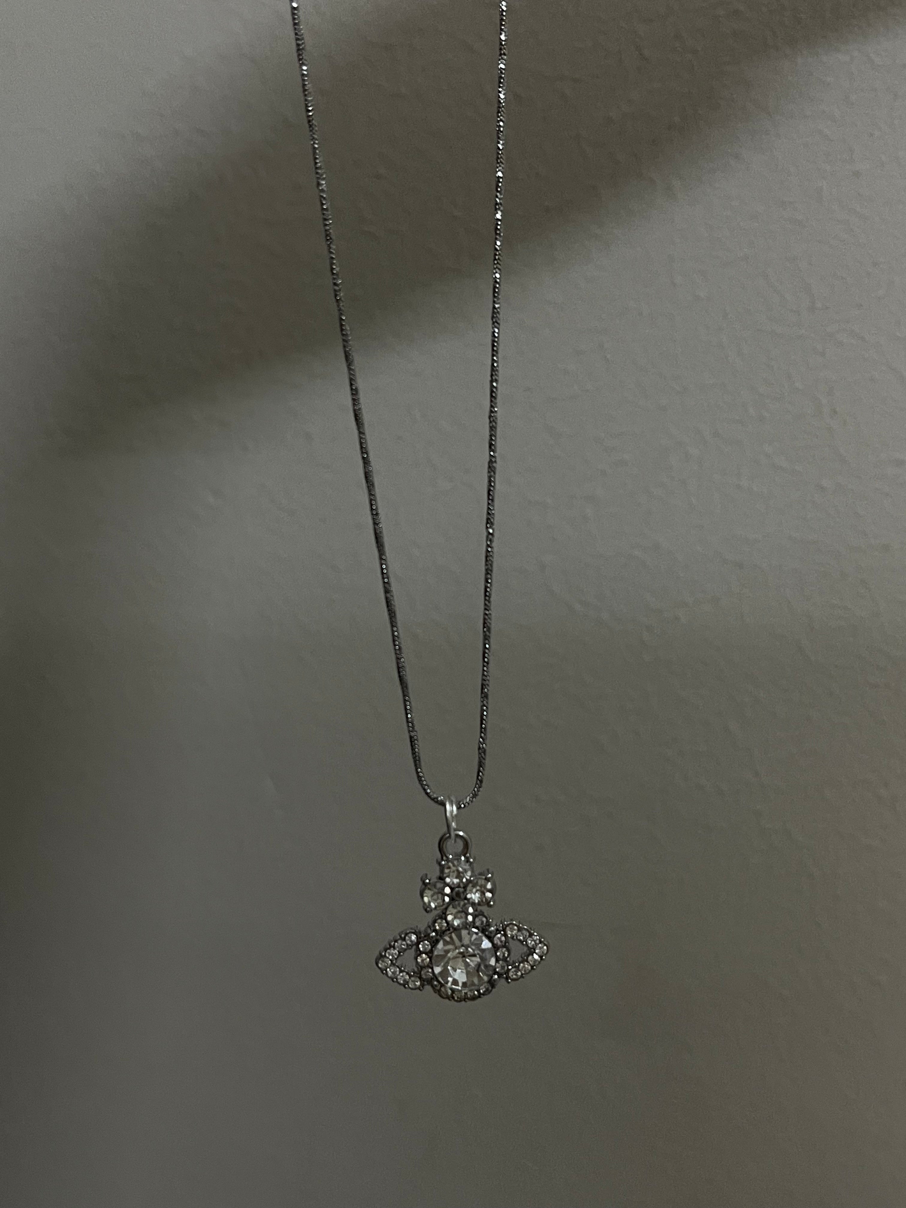 diamond saturn snake chain