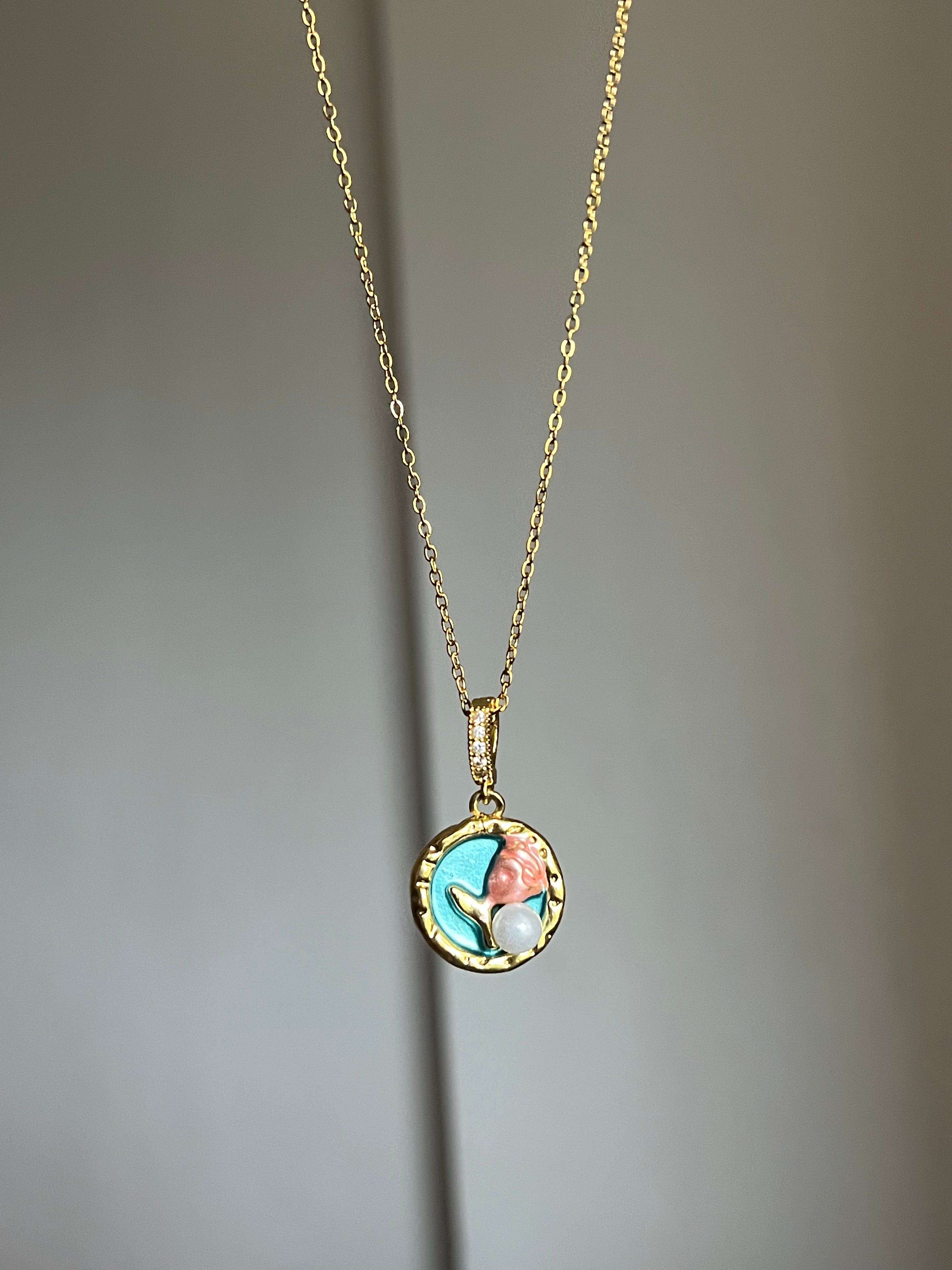 pink rose chain