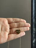 11:11 heart gold chain