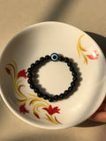 black evil eye bracelet