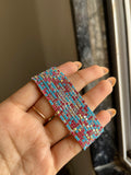 blue+pink sparkling bracelet