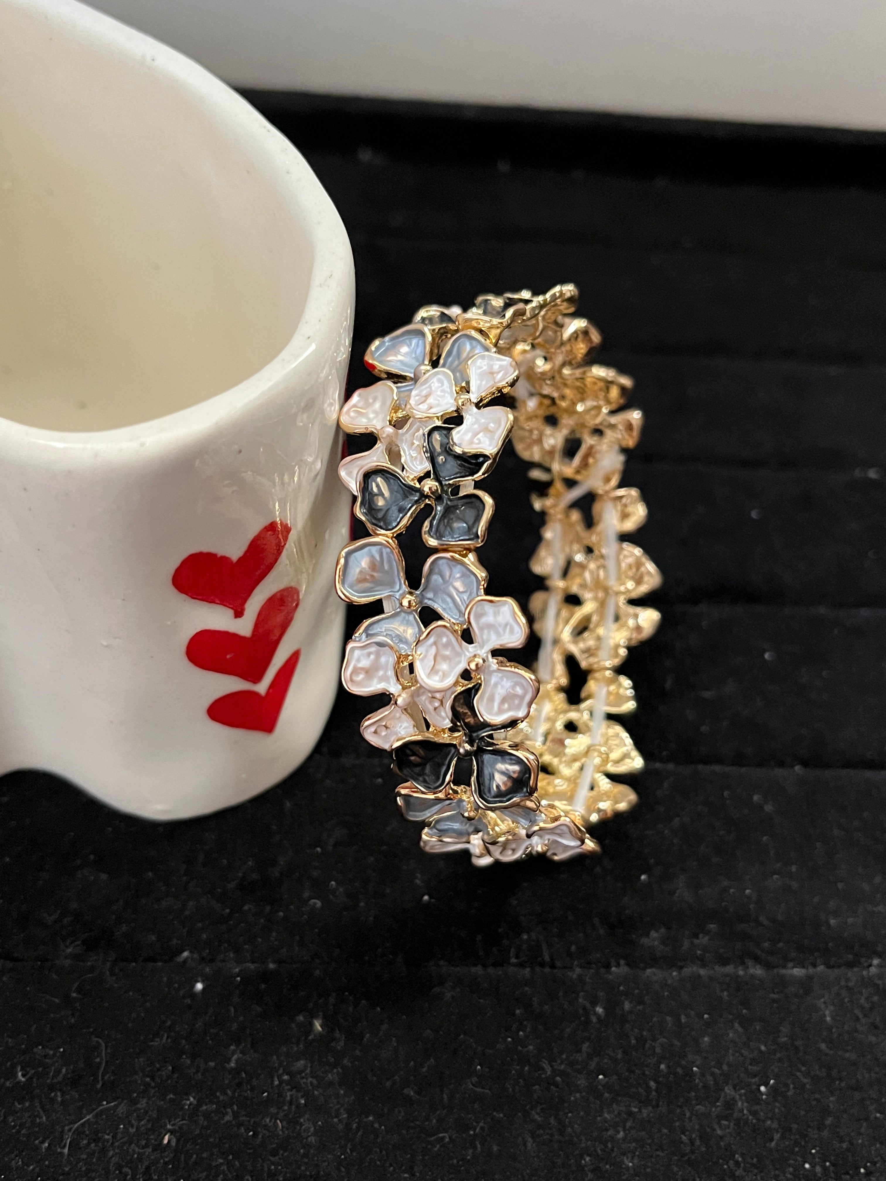 stretchable enamel bracelet- 3