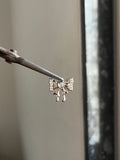 diamond heart bow