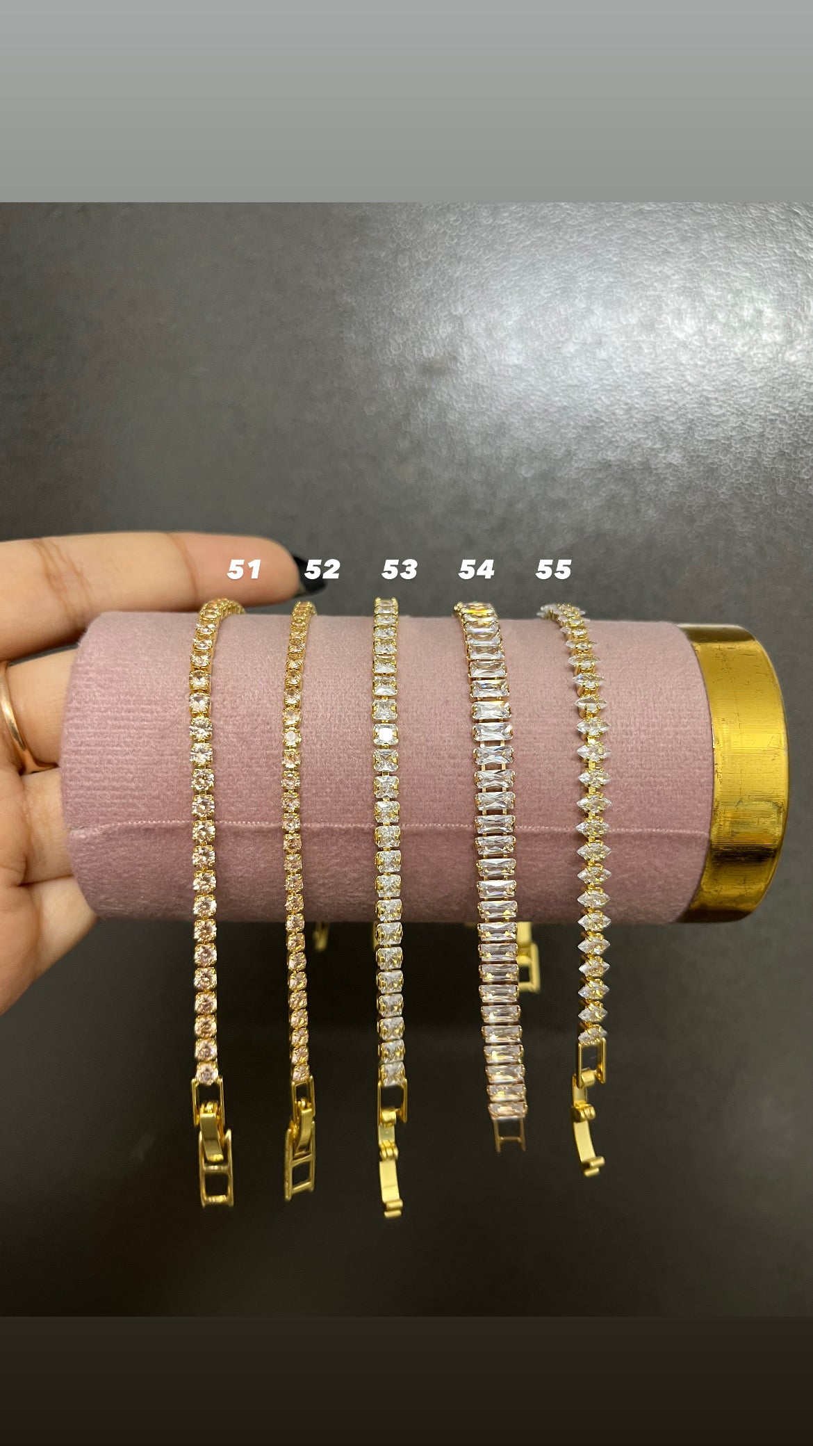 tennis bracelets