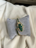 green openable snake watch