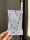 hanging pearls belly chain