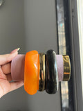 orange maximalist stack
