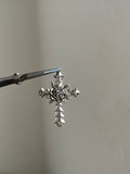 mega rose cross charm