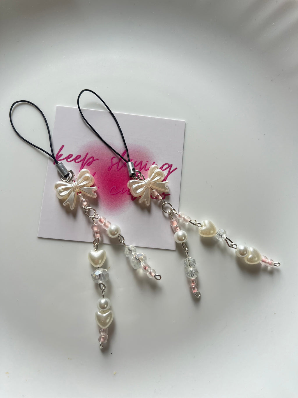 mini coquette phone charm