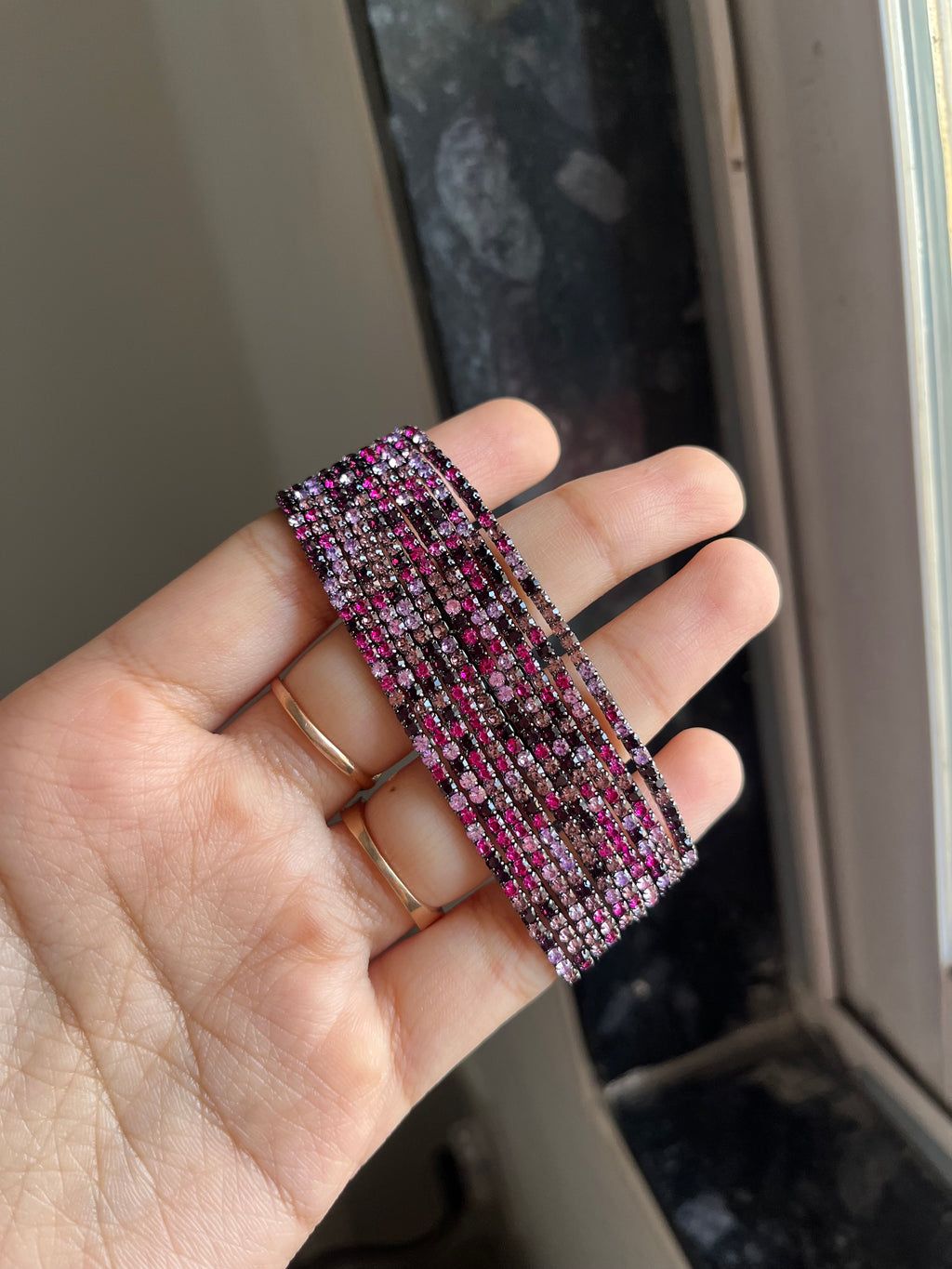 copper lillac sparkling bracelet