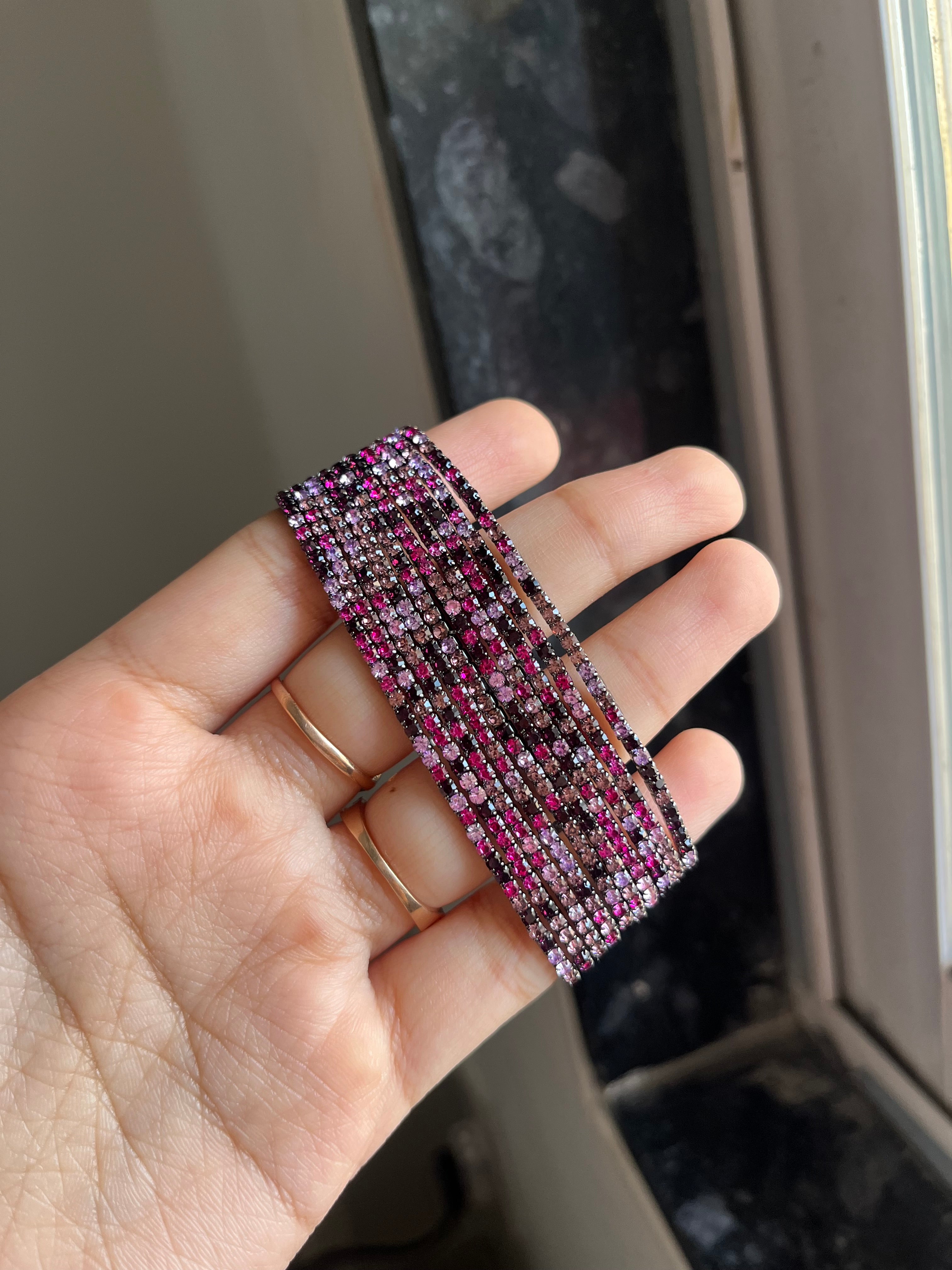 copper lillac sparkling bracelet