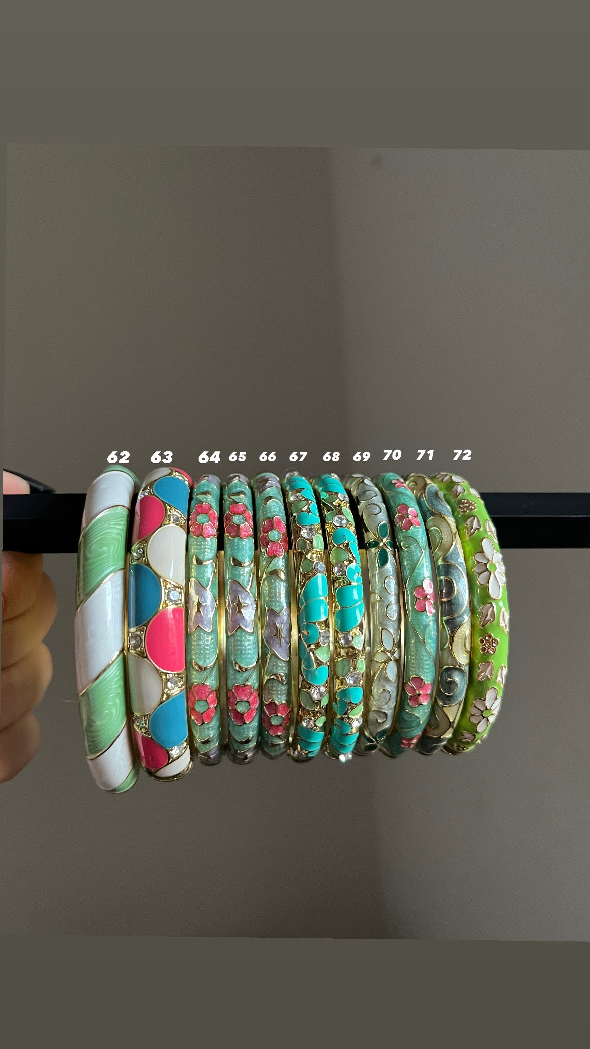 limited collection- enamel bangles