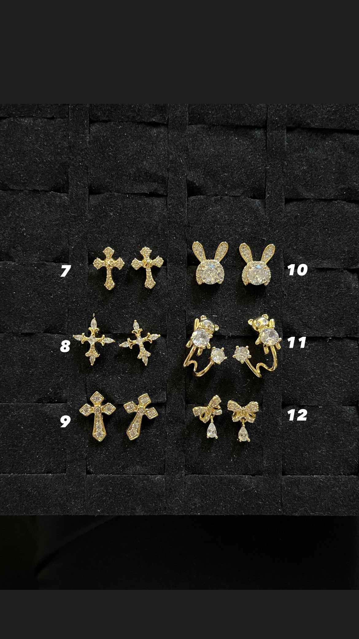 stud earrings