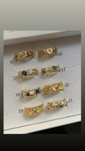 floral rings
