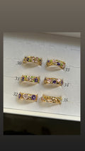 floral rings