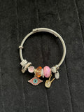 pink evil eye pandora bracelet