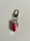 pink monster keychain