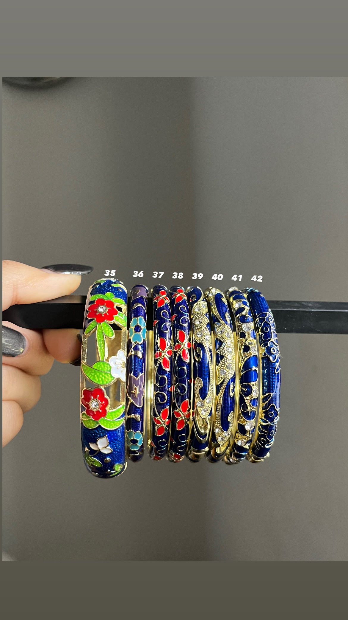 limited collection- enamel bangles