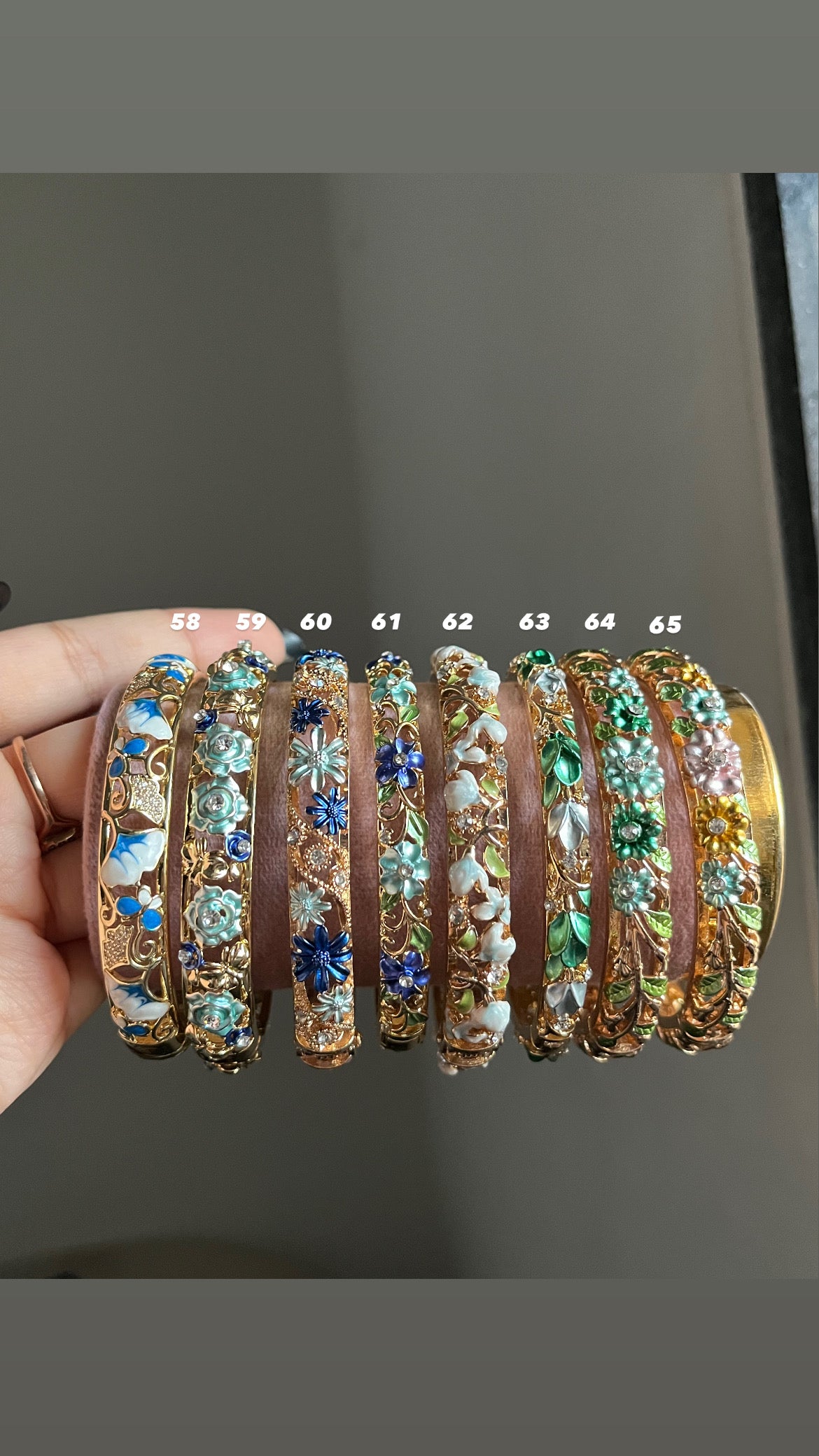 floral bangles