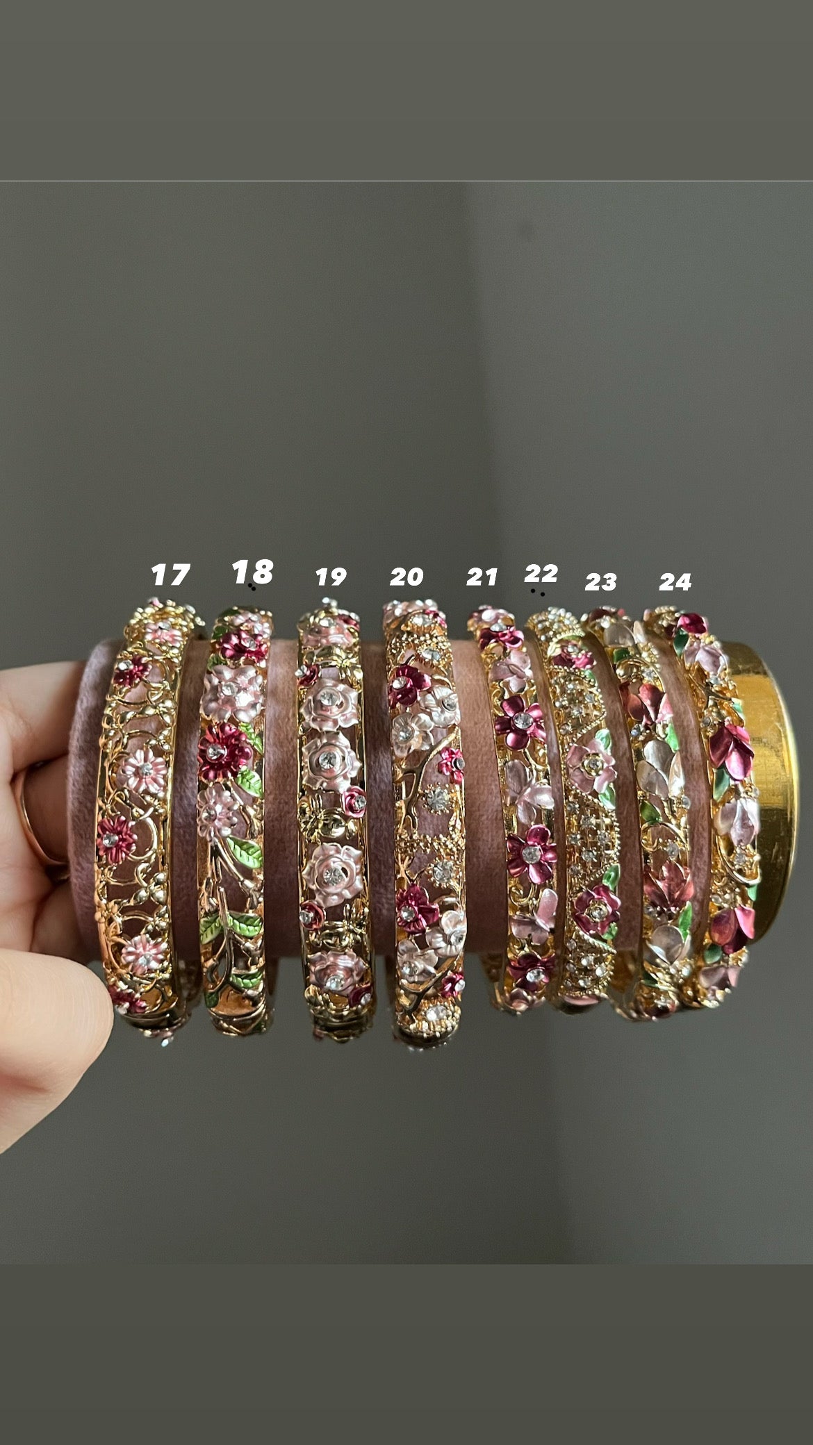 floral bangles