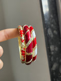 red+white stack