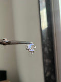 pink drippy moon charm