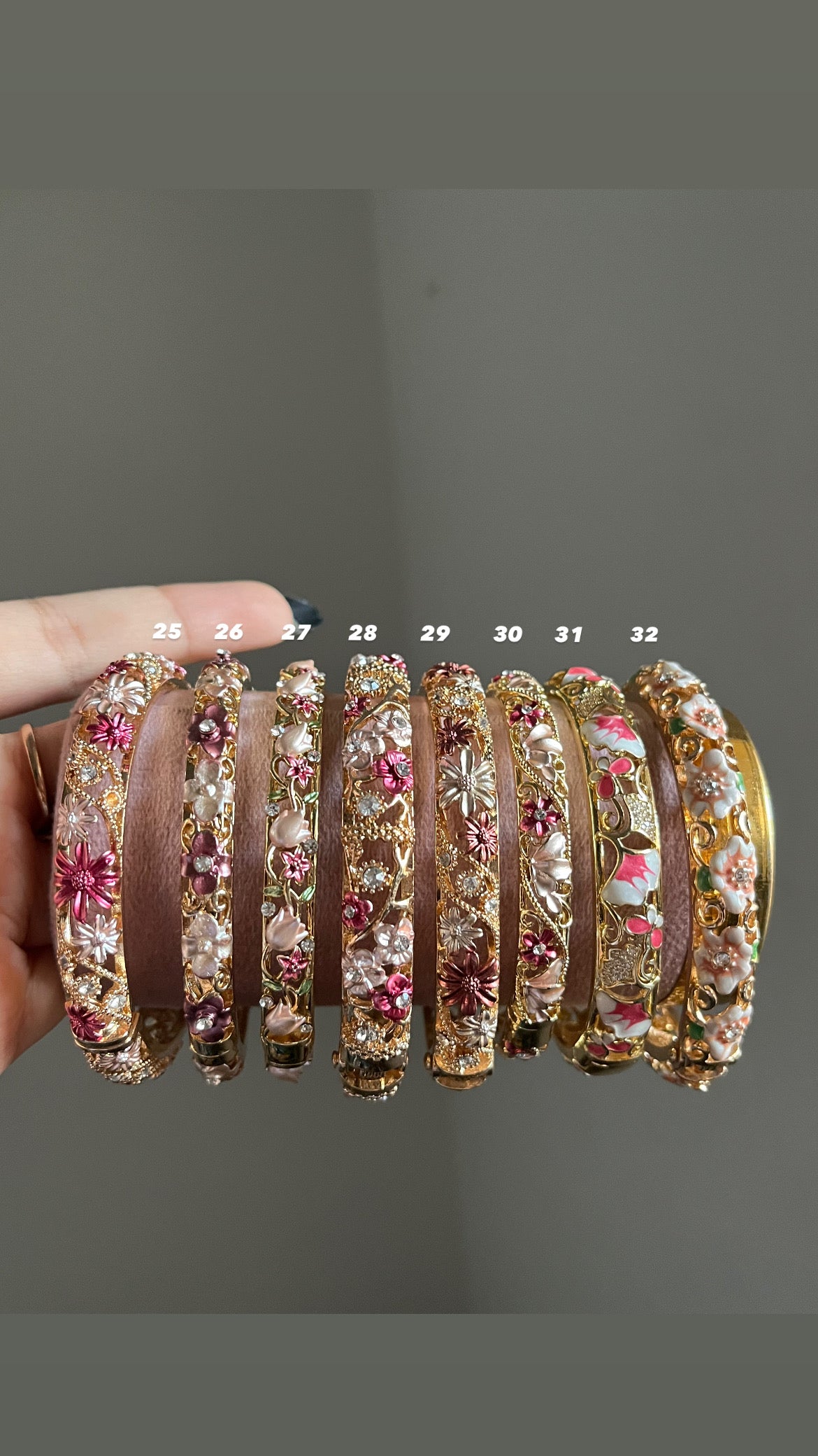 floral bangles